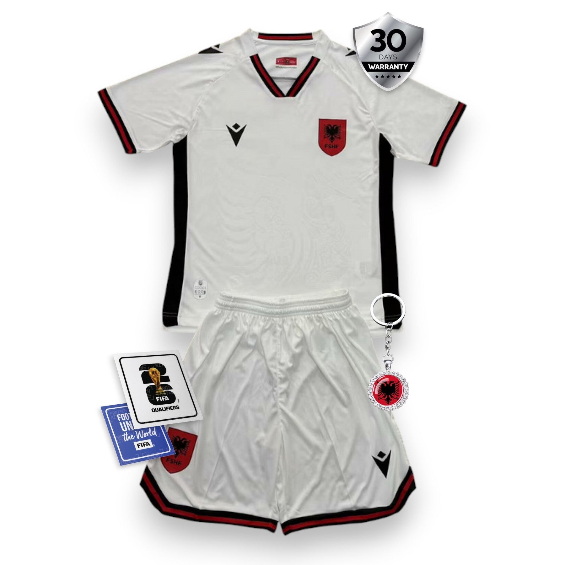 Kids Albânia Away Kit 2025/26