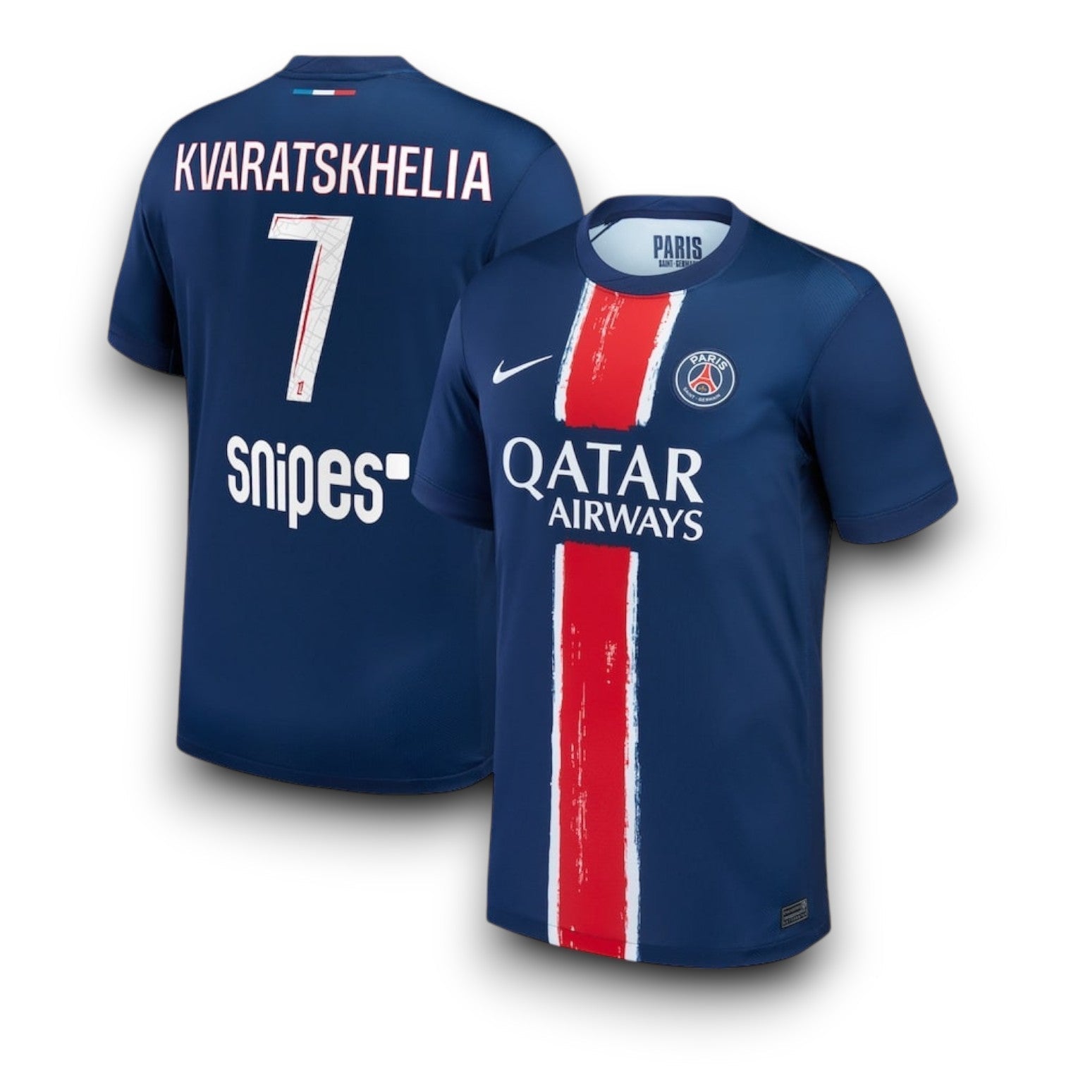 Paris Saint Germain Home Jersey 2024/2025 #KVARATSKHELIA #7