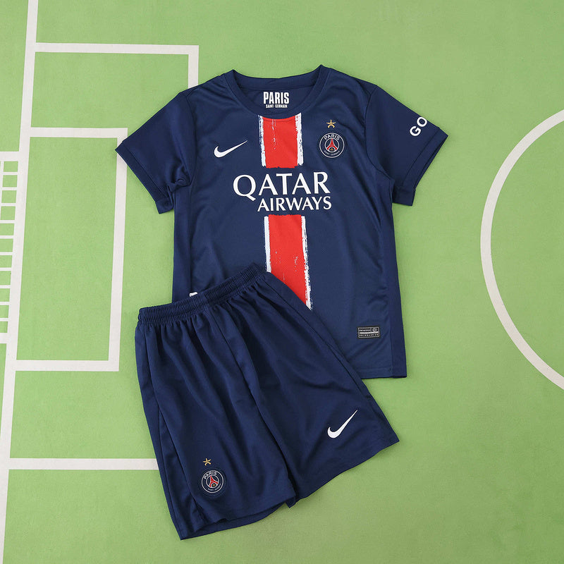 Kids PSG 2025 European Champions 1 Star Jersey