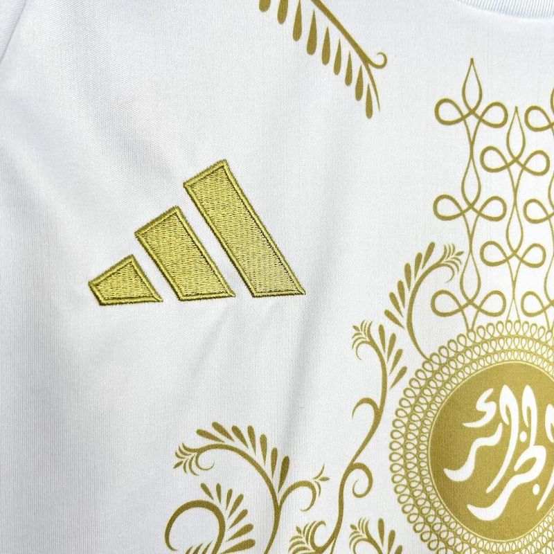 Algeria Karakou White Gold Jersey 2025/25