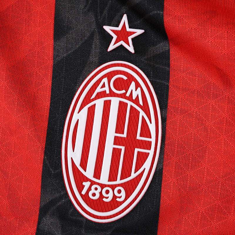 AC Milan Home Jersey 2025/26 Player Version - Long Sleeve
