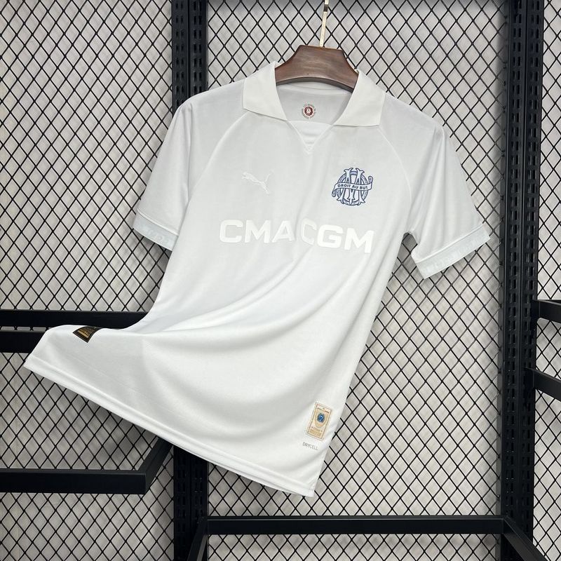 Olympique de Marseille 125th Anniversary White Jersey
