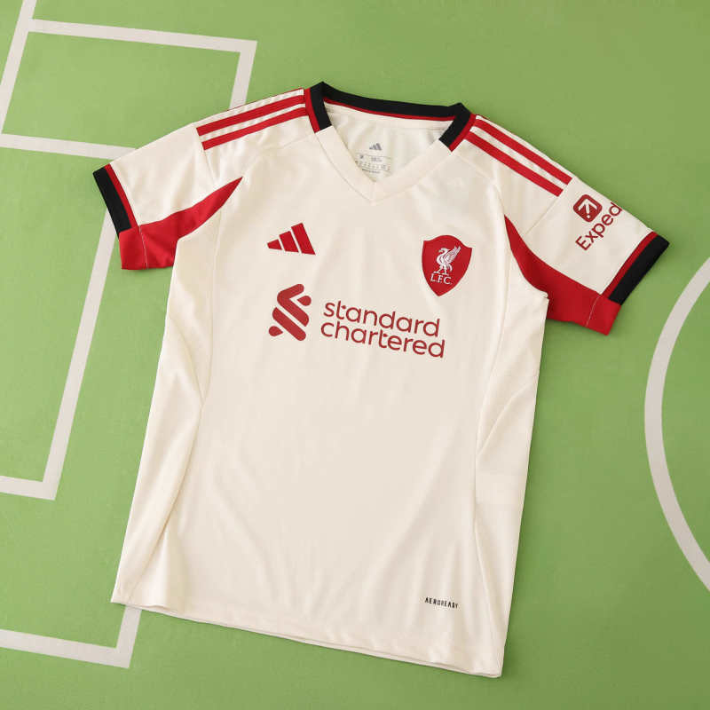 Liverpool Away Jersey 2025/26 - CHAMPIONS 24/25 & Gold Trophy