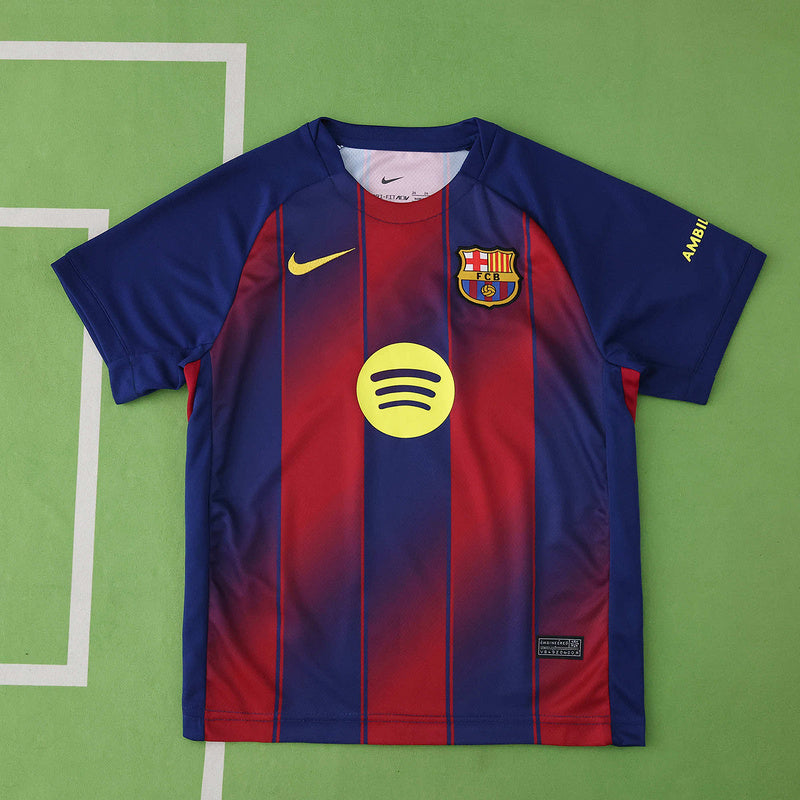Kids Barcelona Home Kit 2025/26