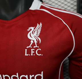 Liverpool Home Player Jersey 2025/26 - Long Sleeve