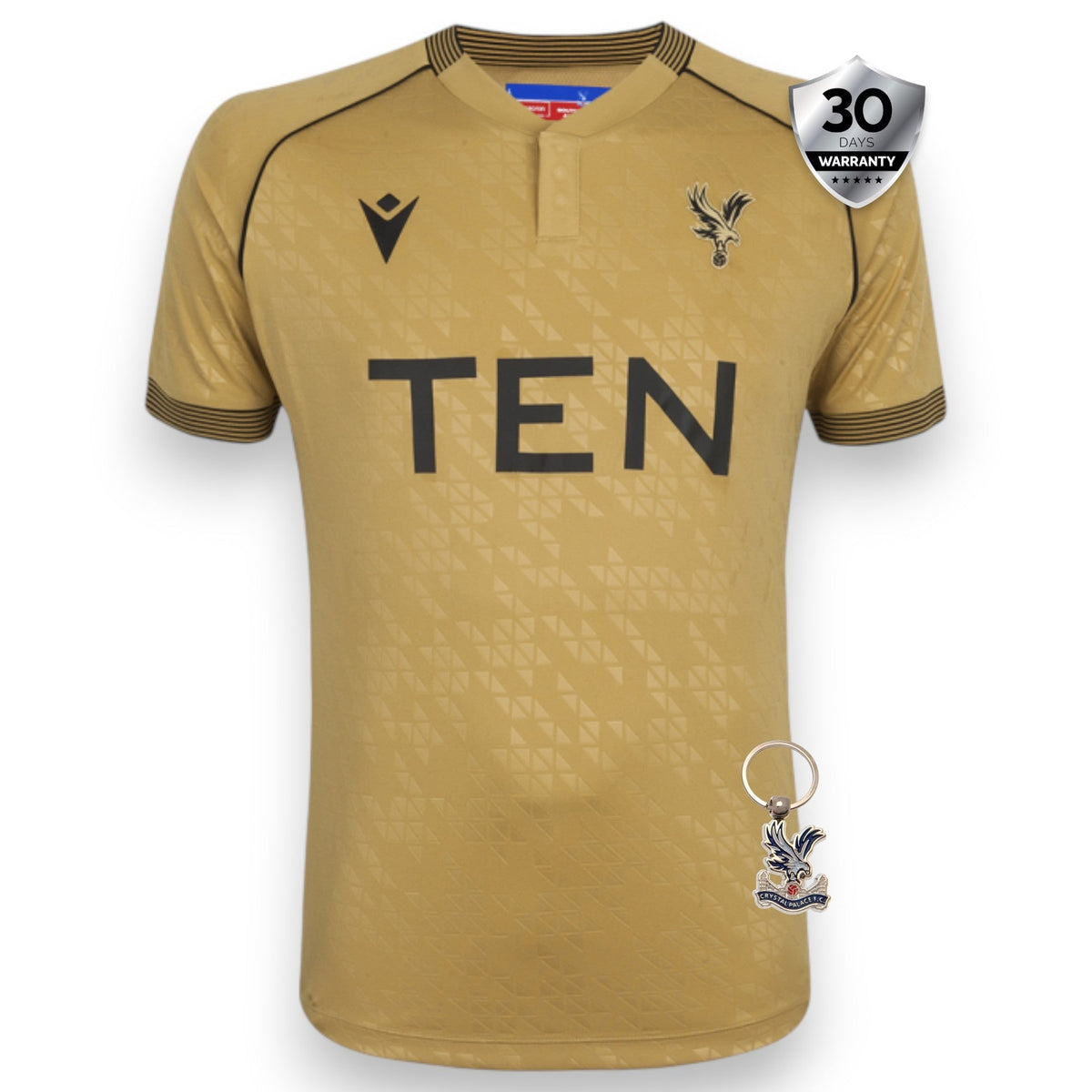 Crystal Palace Away Eagle Gold Jersey 2025/26