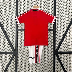 Kids Manchester United Home Kit 1999/2000 - Retrﾃｴ