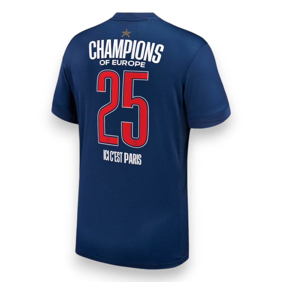 PSG 2025 European Champions 1 Star Jersey - Womens