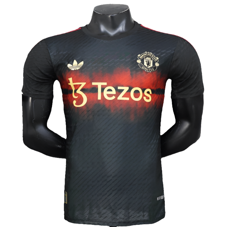 Manchester United 25/26 Training Jersey - Black - Player Version