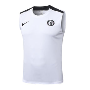 Chelsea Kit White Jersey + Shorts - No Sleeve 25/26