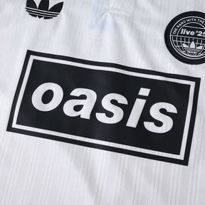 Oasis Jacquard Tour 25' Black and White Jersey 2025/26