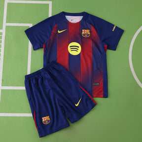 Kids Barcelona Home Kit 2025/26